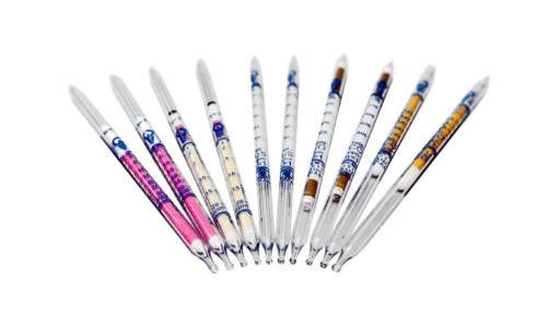 What gases can be detected with gas detection tubes?